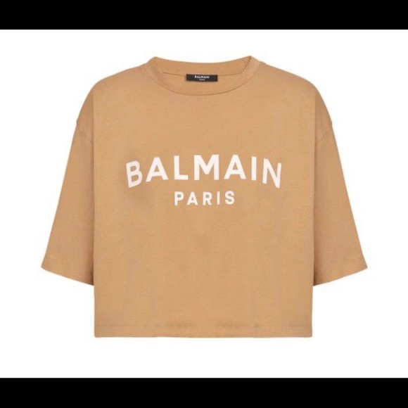 Balmain woman’s logo crop top - Picture 2 of 4